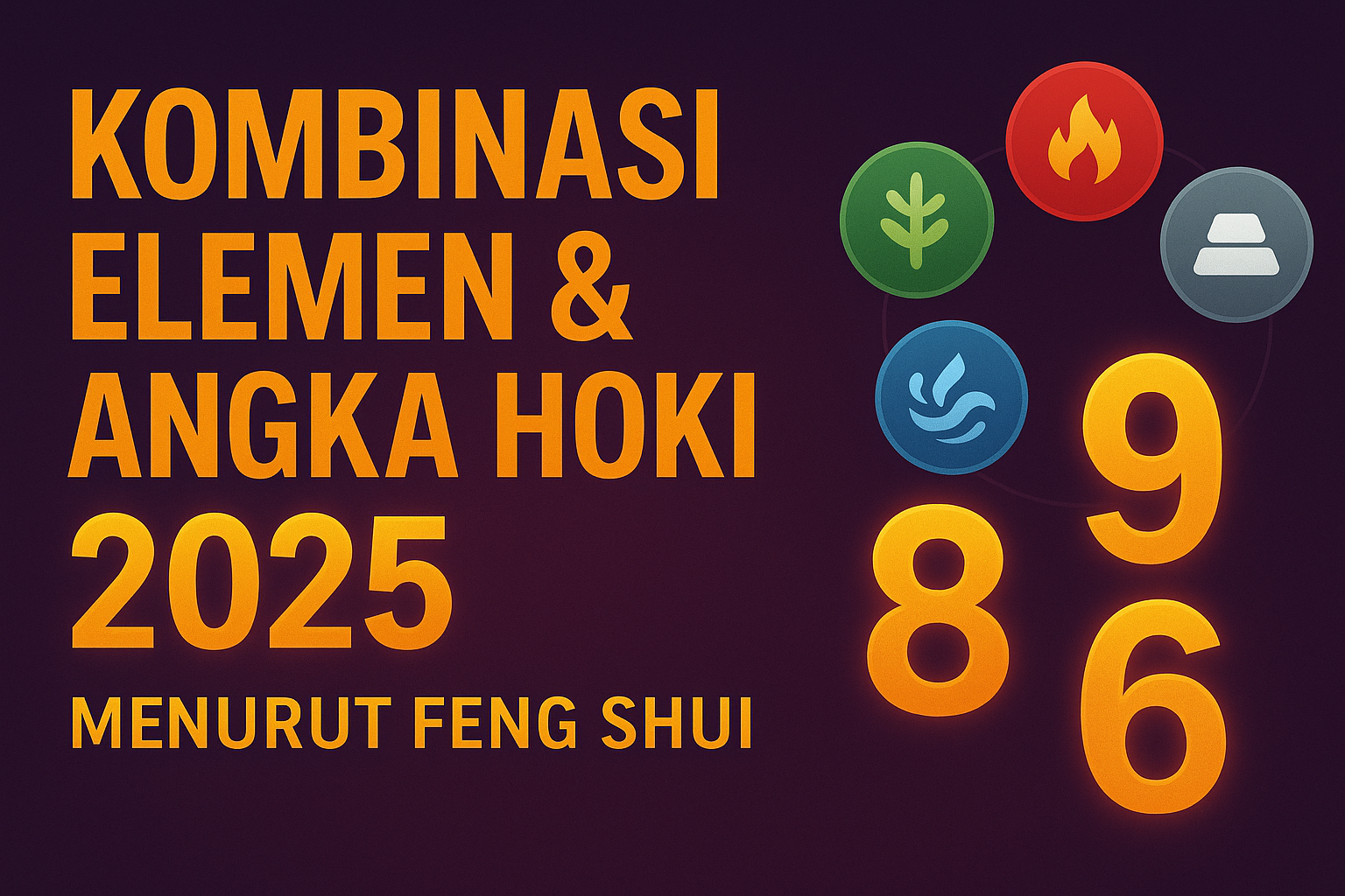 Kombinasi Elemen & Angka Hoki 2025 - FiveDragons.online