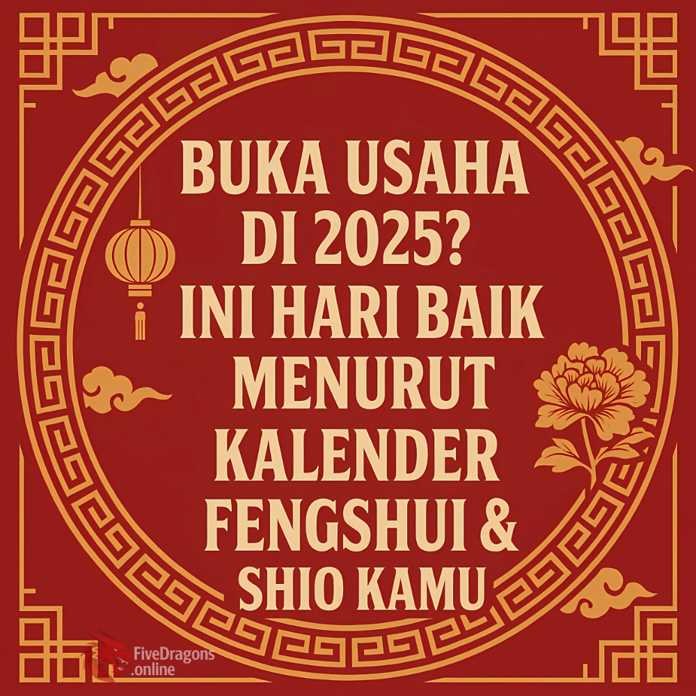 Buka Usaha di 2025? Ini Hari Baik Menurut Kalender Fengshui &amp; Shio Kamu! - FiveDragons.online