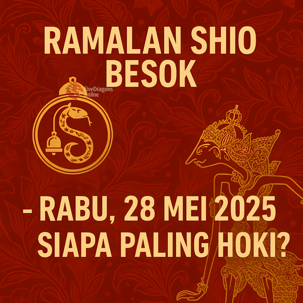 🐉 Ramalan Shio Besok – Rabu, 28 Mei 2025: Siapa Paling Hoki? html Copy Edit - FiveDragons.online